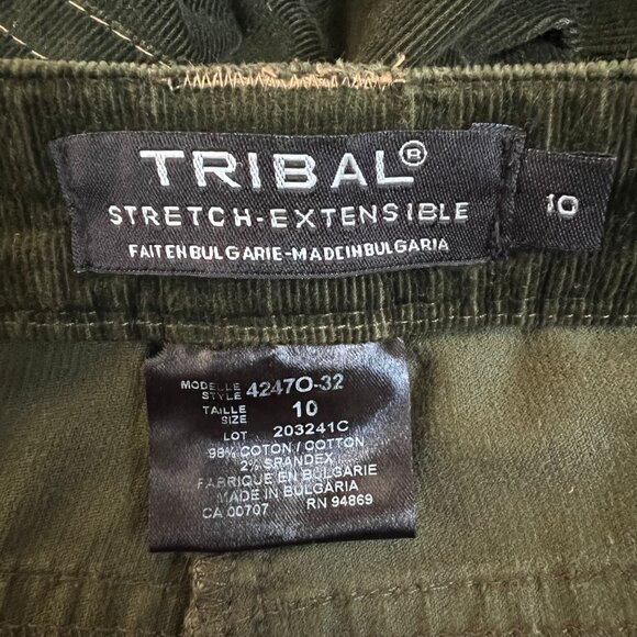 Vintage 90s Y2K Corduroy Velvet Pants Preppy Trousers Full Length Fall Boho Chic - Picture 5 of 8